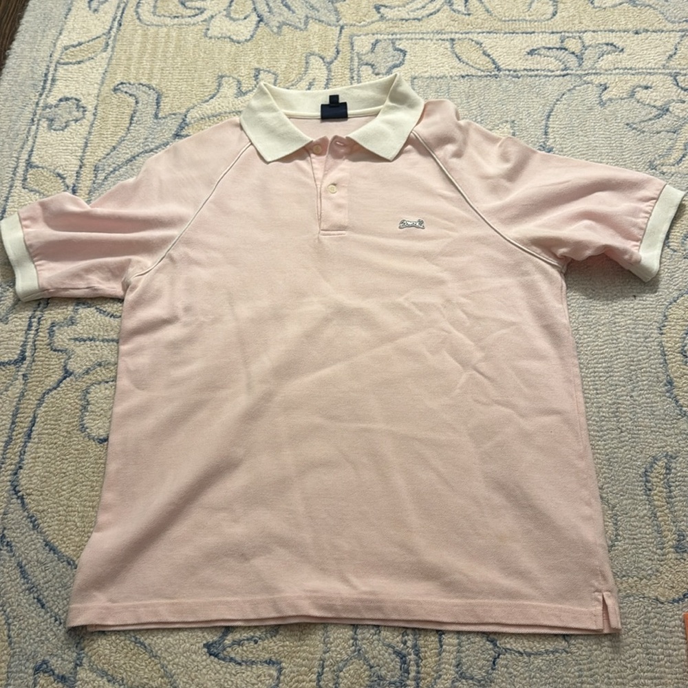 Le Tigre Pink and White Polo Shirt